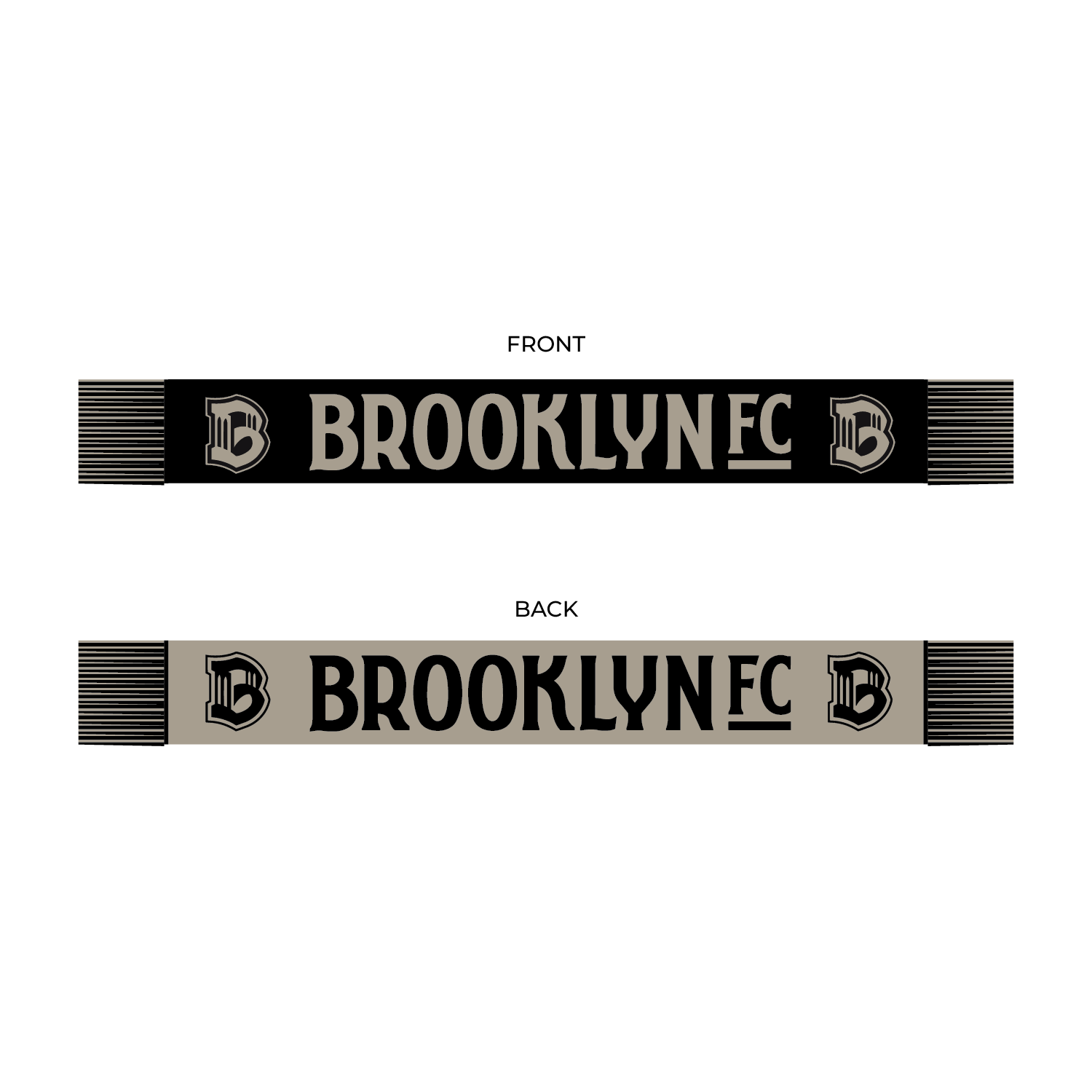 Brooklyn FC Soccer Scarf - Official Team Fan Scarf for Men & Women - Perfect for Games, Tailgating & Cold Weather Support