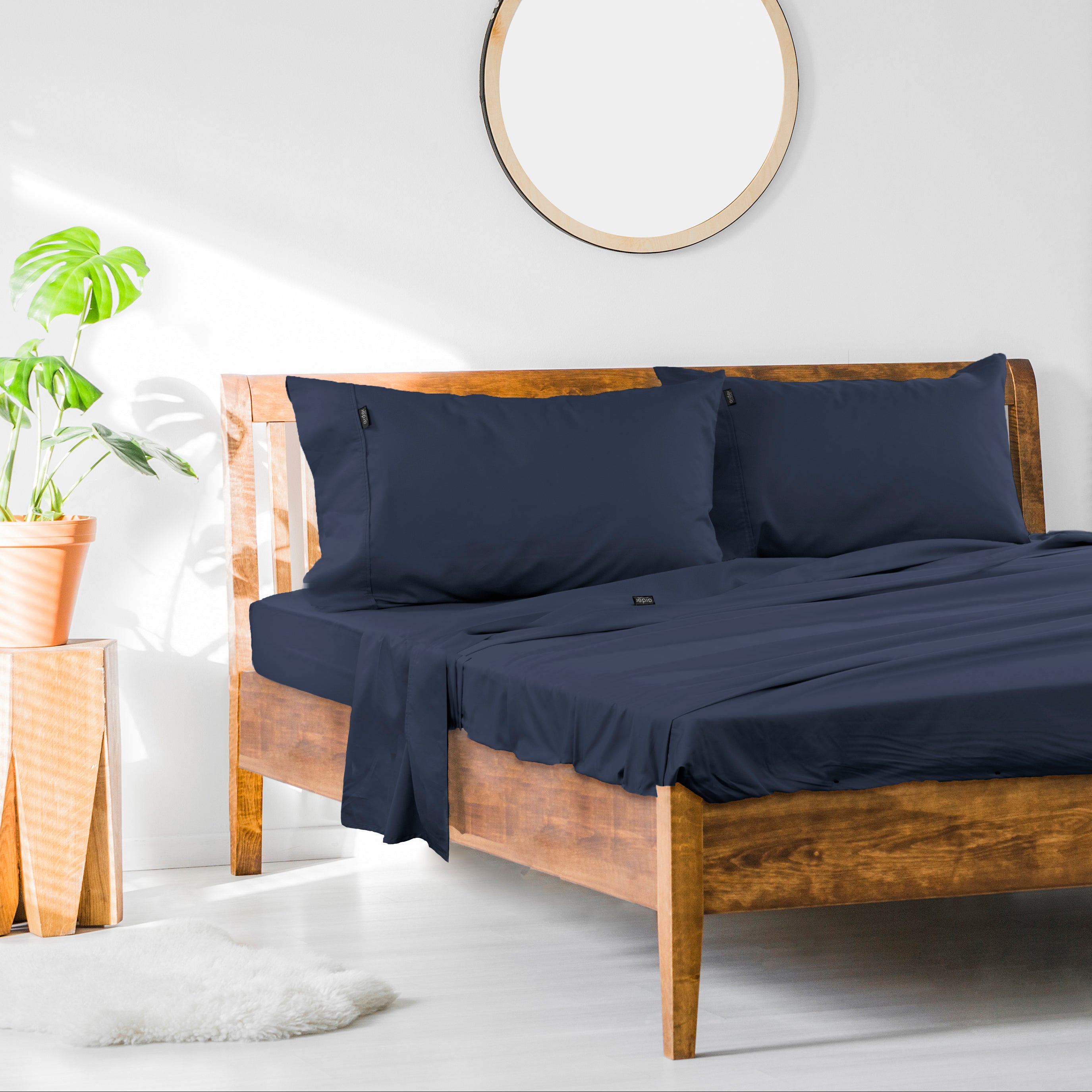 1000 Thread Count Cotton Rich King Size Sheet Set - Ultra Soft & Breathable Bedding for Luxury Comfort - Perfect for Master Bedroom, Guest Room & Hotel Use