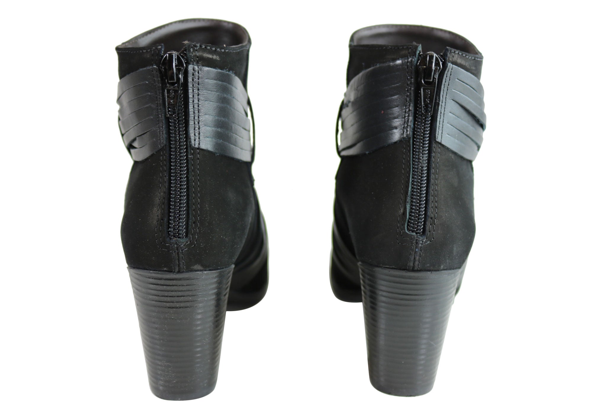 Dazzani Lina Women's Comfort Leather Heel Ankle Boots - Made in Brazil - Stylish & Comfortable Shoes for Work, Party & Everyday Wear