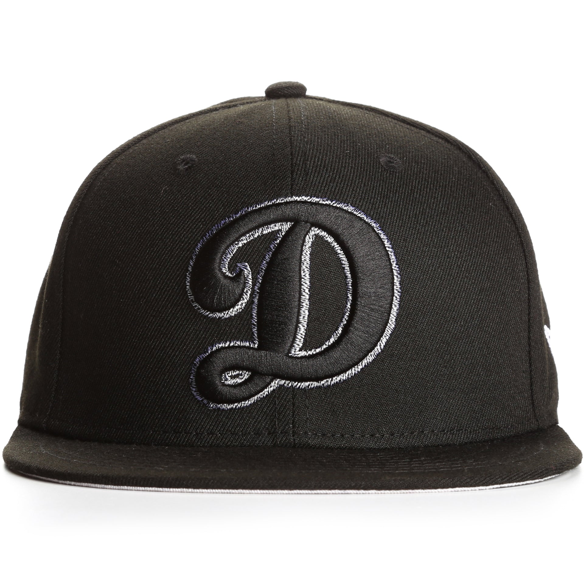 New Era 9Fifty Squad Twist Snapback Hat - Los Angeles Dodgers D Logo Black/White Baseball Cap for Men & Women - Perfect for Games, Streetwear & Casual Outfits