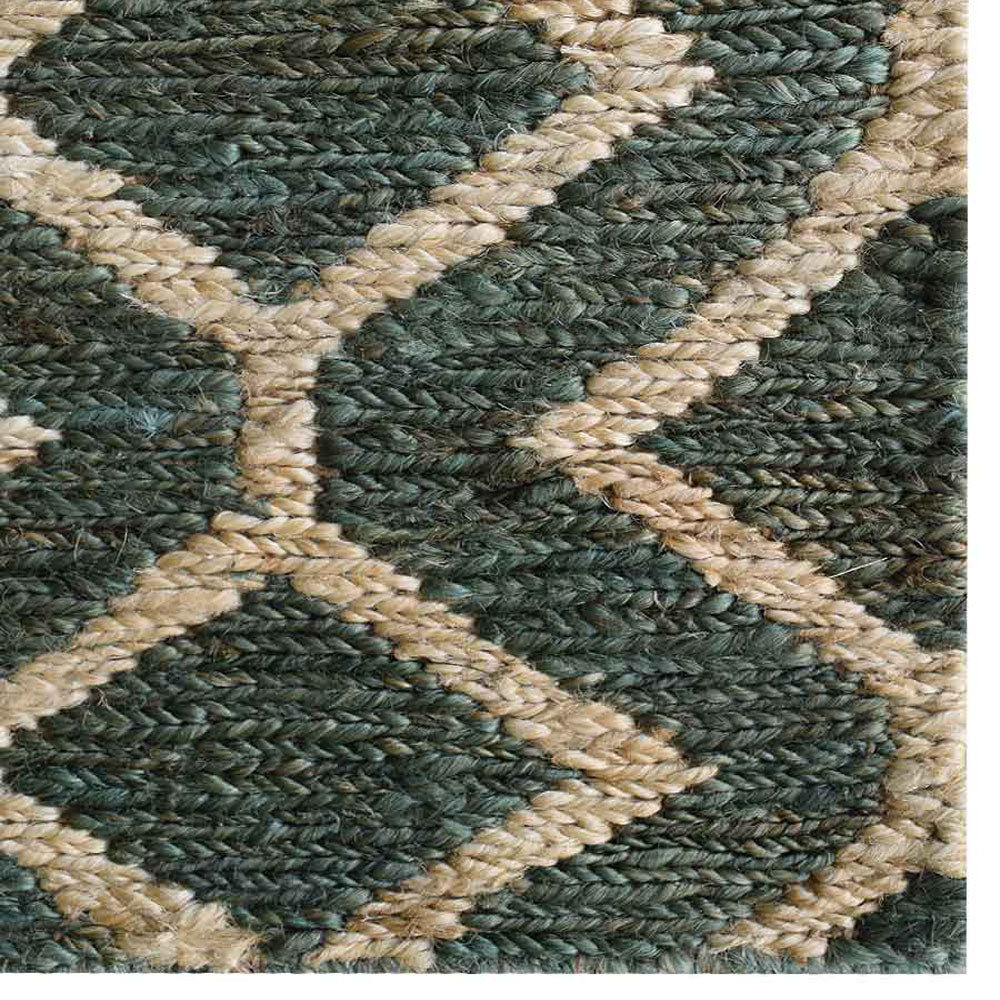 Handmade Spiral Hand Knotted Wool Rug - Boho Chic Area Rug for Living Room, Bedroom & Home Decor | Non-Slip Durable Floor Carpet