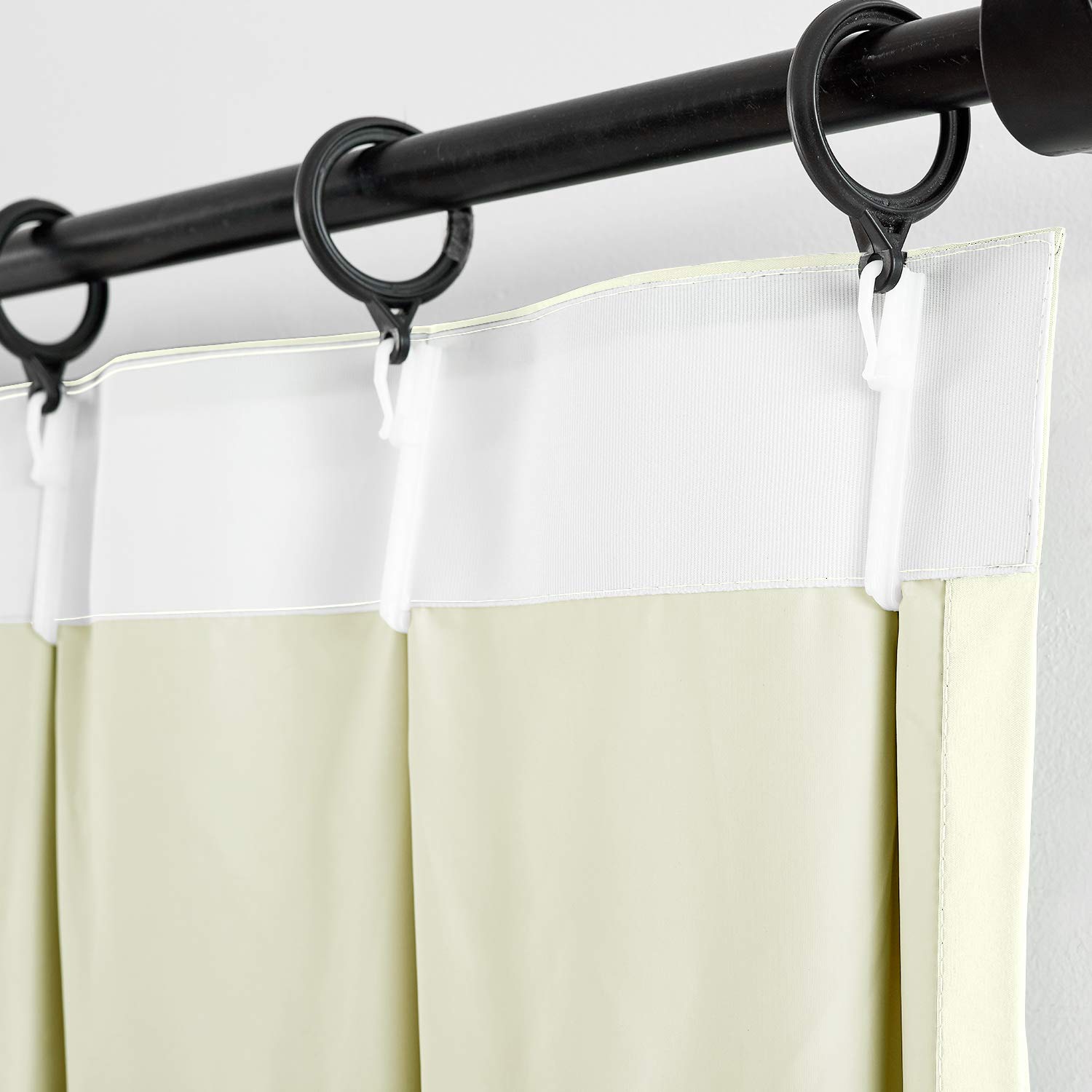 ChadMade Extra Long Blackout Curtains - Thermal Insulated Pinch Pleated Drapes with Foam Coated Liner, Beige Room Darkening Panels for Shift Workers & Light Sleepers | Perfect for Bedrooms, Nurseries & Home Theaters (1 Panel)