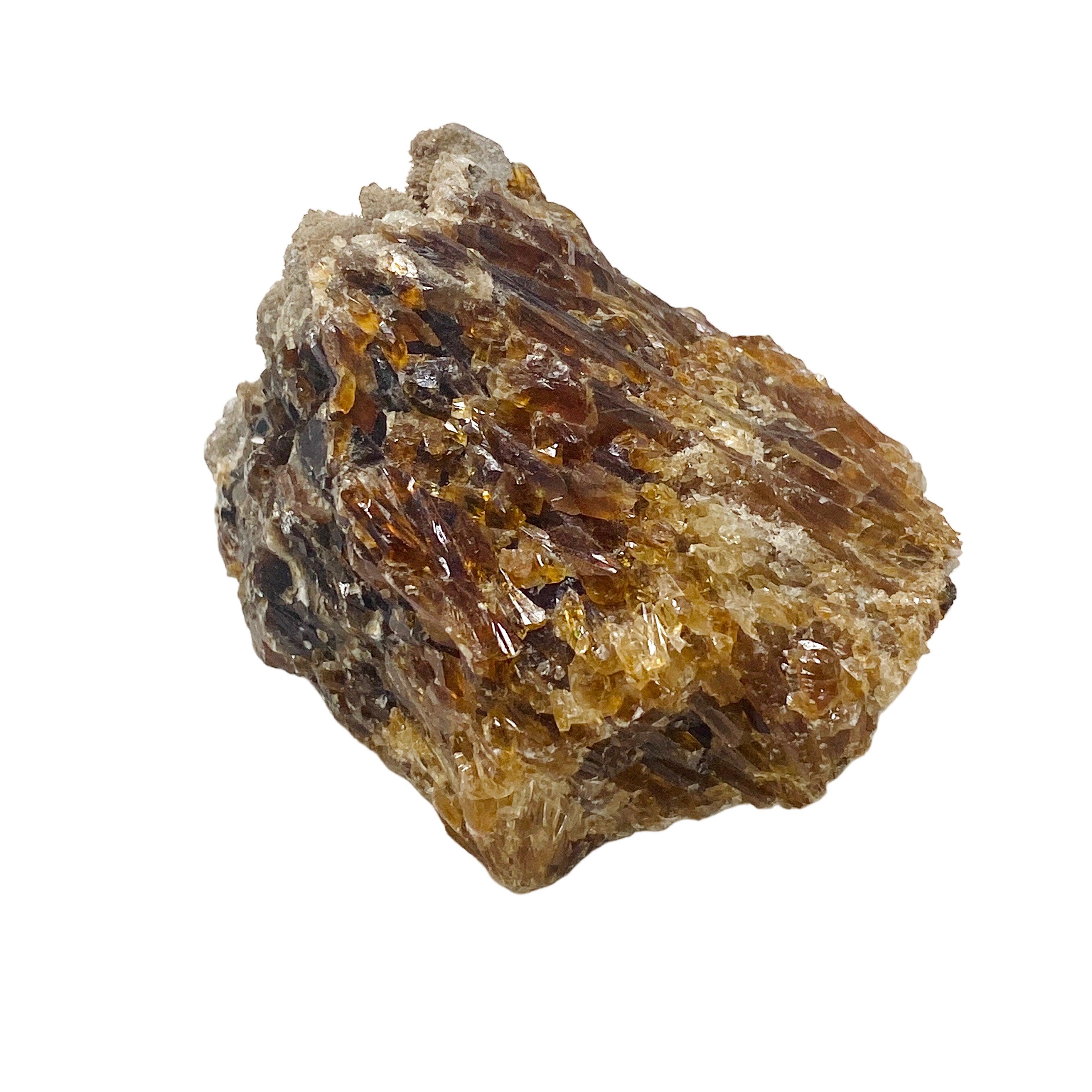 Natural Amber Calcite Crystal Specimen - AMCA 05 - Healing Stone for Meditation, Energy Work & Home Decor