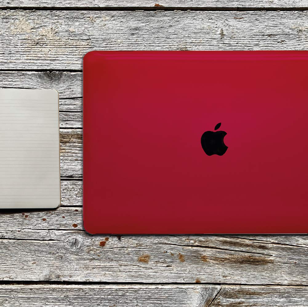 Premium Glossy Hard Shell Case for MacBook Pro 13 Inch (2016-2019 Models) - Vibrant Red Protective Cover | Slim Fit, Scratch Resistant Laptop Case for Work, Travel & School