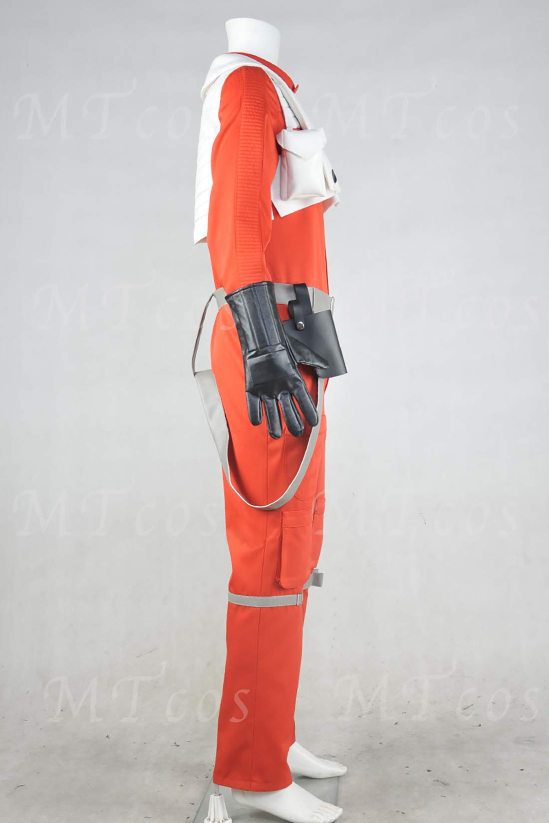 Poe Dameron Deluxe Orange Jumpsuit Costume - The Force Awakens Star Wars Cosplay Outfit for Halloween, Comic Con & Movie Parties