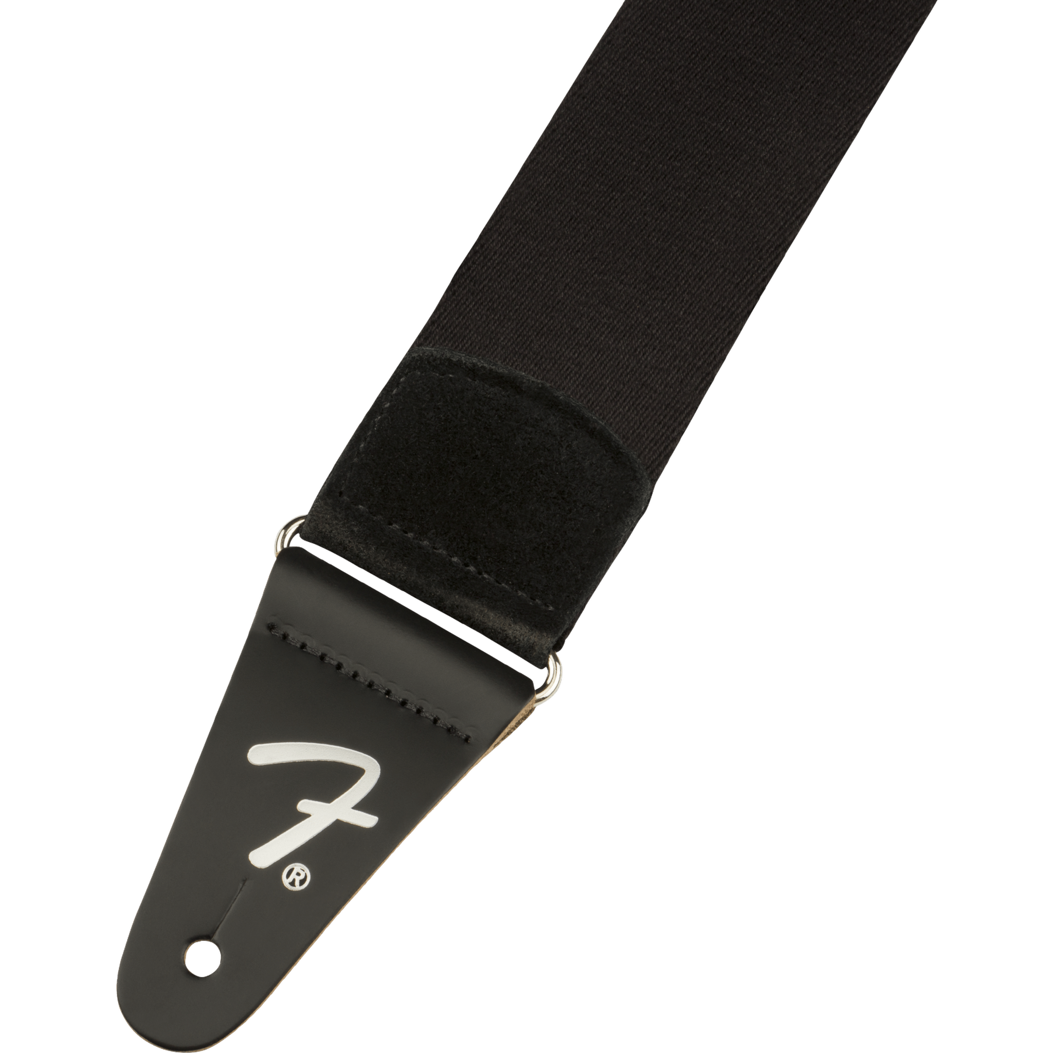 Fender Right Height Rayon Guitar Strap - Adjustable Black Shoulder Strap for Electric & Acoustic Guitars - Perfect for Live Performances & Studio Sessions