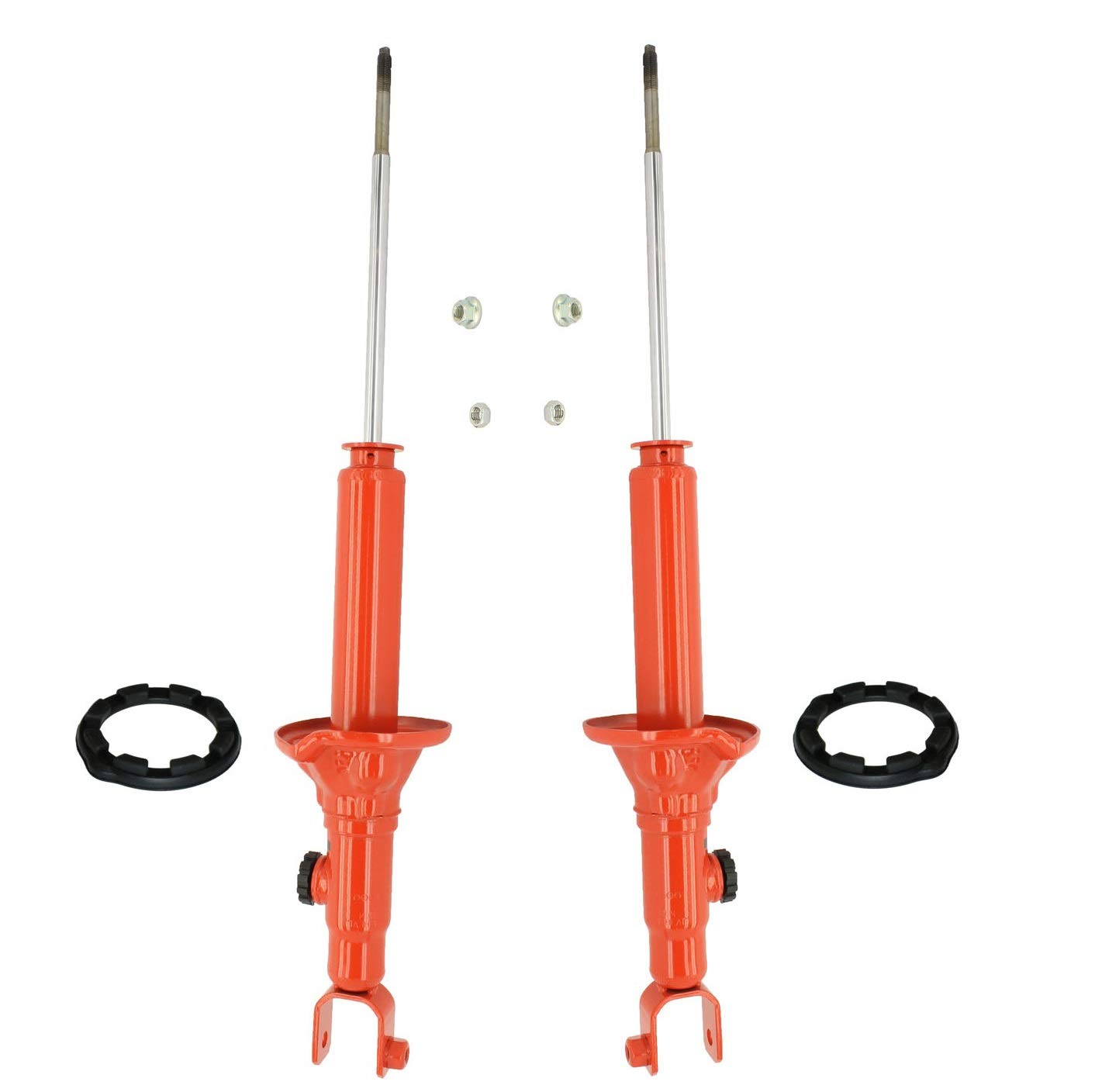 Rear Struts & Upper Coil Spring Insulators for Acura Integra 1994-2001 - Durable Suspension Parts for Smooth Ride & Performance - Perfect for Daily Commute & Road Trips