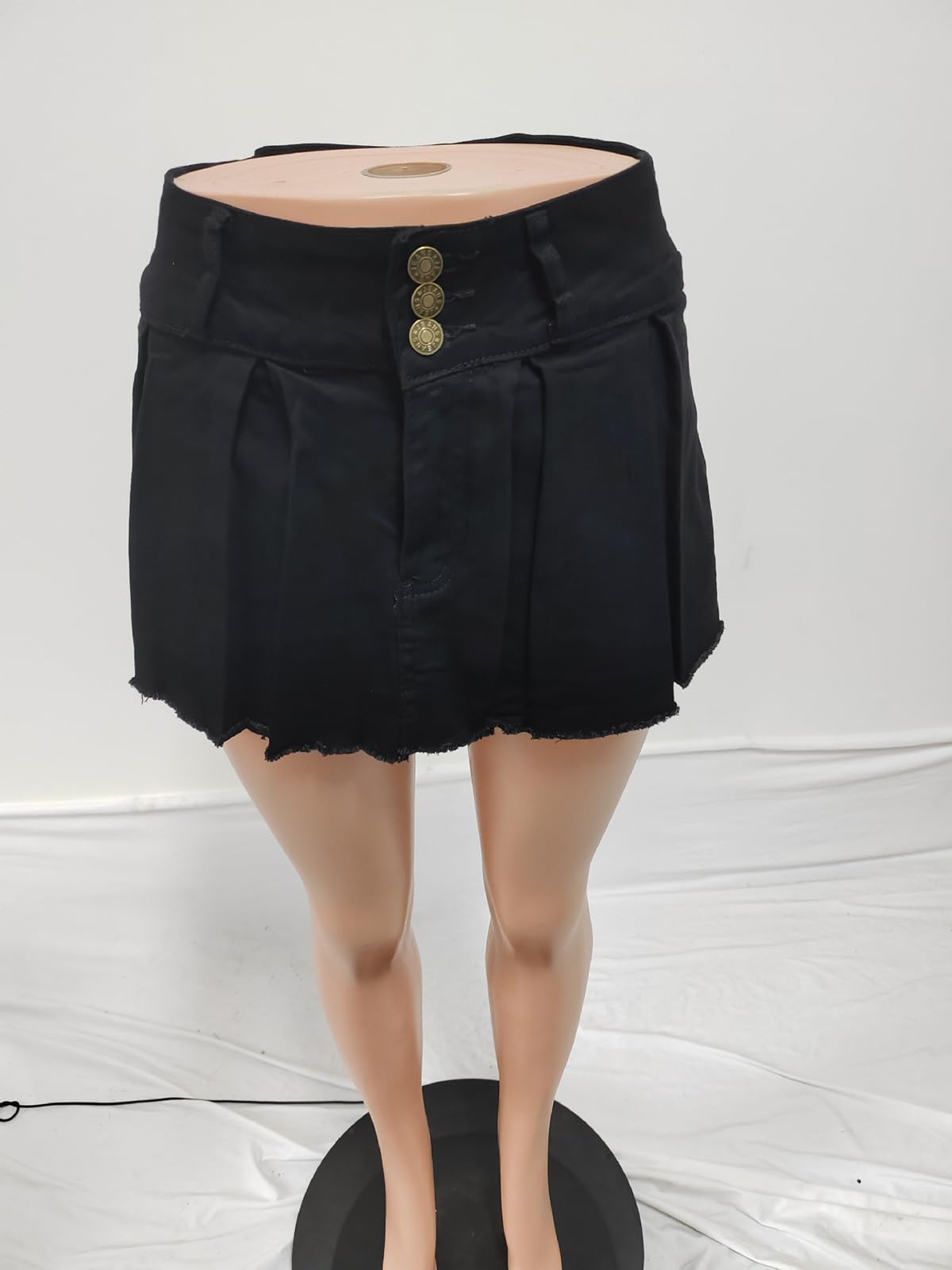 Molisry Women's High Waist Denim Skorts Shorts - Asymmetrical Hem Double Side Jean Skirt | Casual Summer Outfits, Beachwear & Street Style Fashion