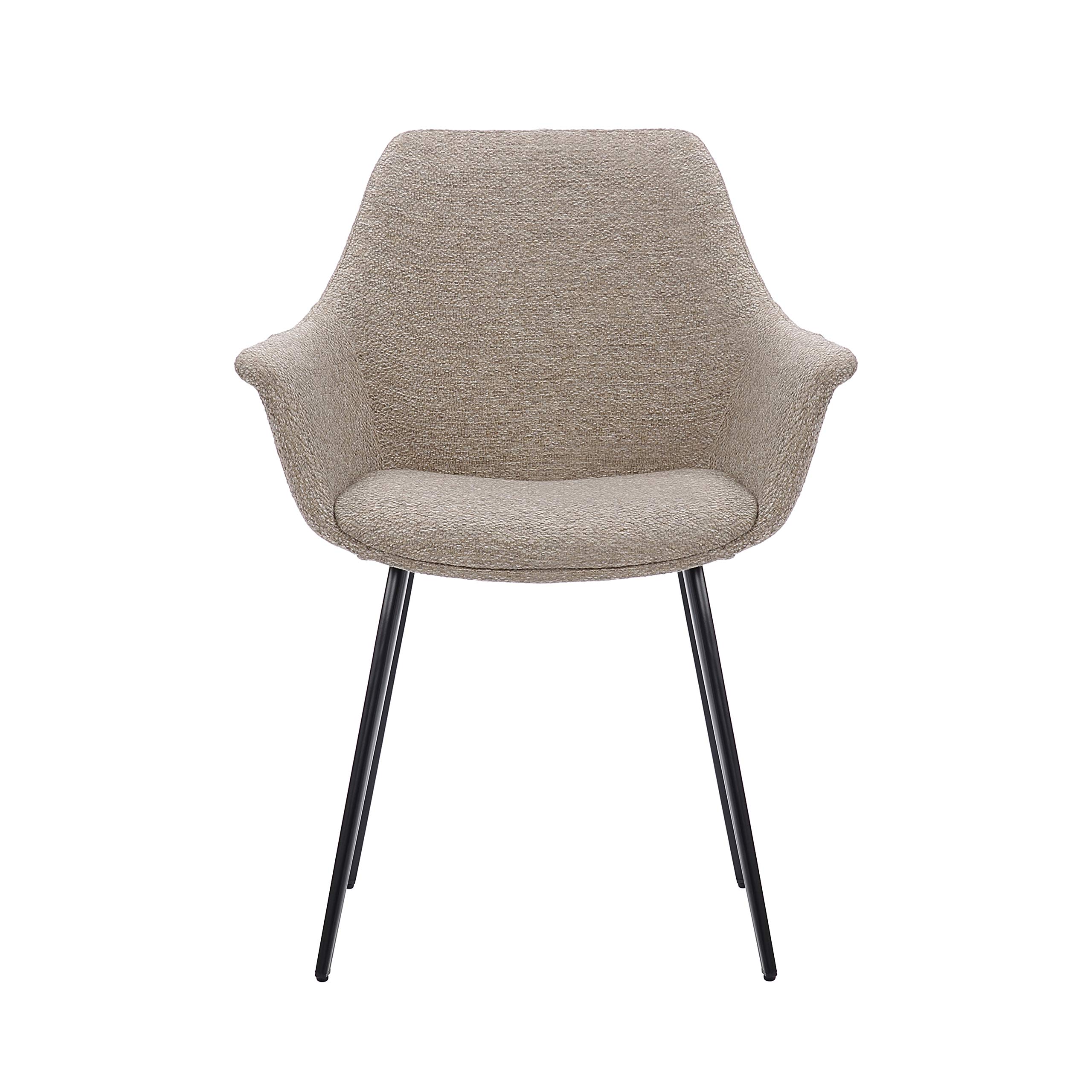 Porthos Home Bazlo Accent Chairs Set of 2 - Soft & Durable Fabric Upholstery with Rust-Resistant Iron Legs, Supportive Mid-Height Back & Ergonomic Armrests - Perfect for Living Room, Bedroom, or Office Decor
