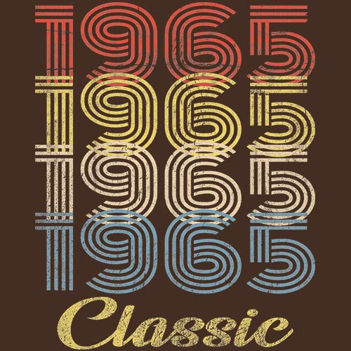 Vintage 1965 Retro 60th Birthday T-Shirt for Men - Classic Funny 60 Year Old Gift Idea - Perfect for Birthday Parties & Milestone Celebrations