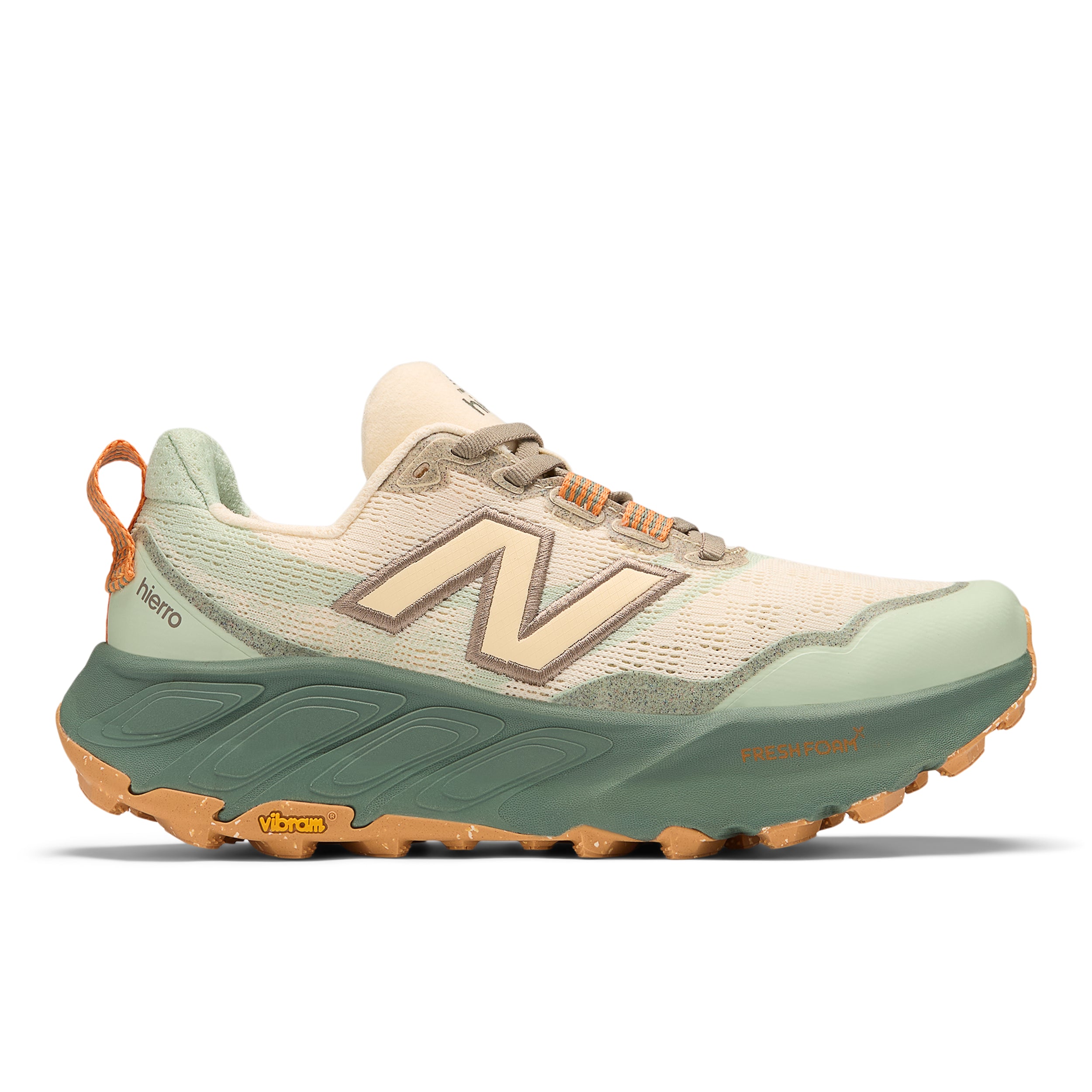 Women's Fresh Foam X Hierro v9 Trail Running Shoes - Lightweight & Cushioned for Hiking & Outdoor Adventures (Calcium Color)