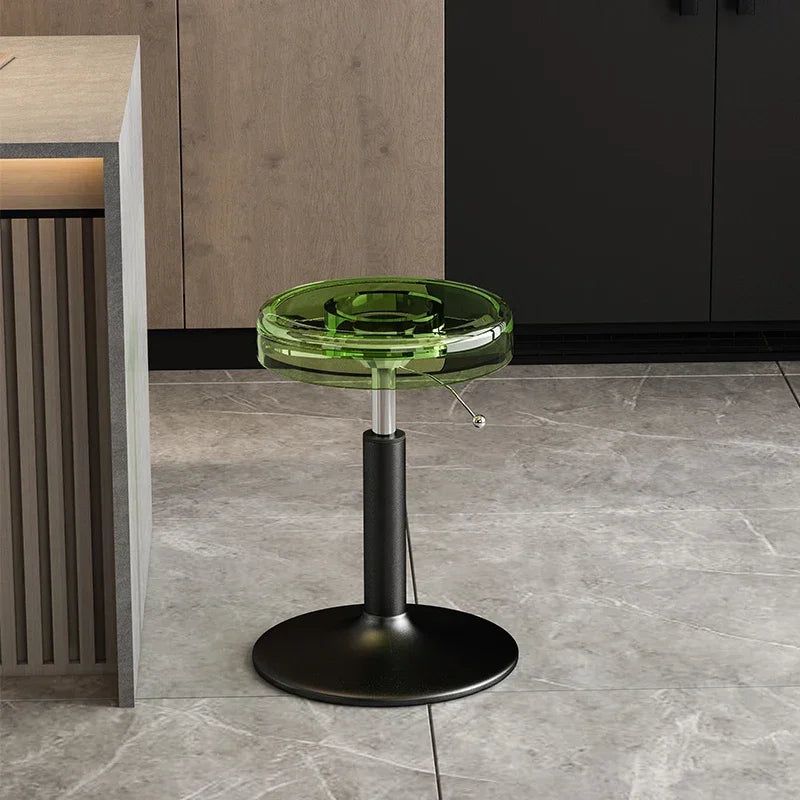 Premium Acrylic Kitchen Island Bar Stool - Modern High-End Counter Stool for Dining & Entertaining - Perfect for Home, Restaurant & Cafe Use