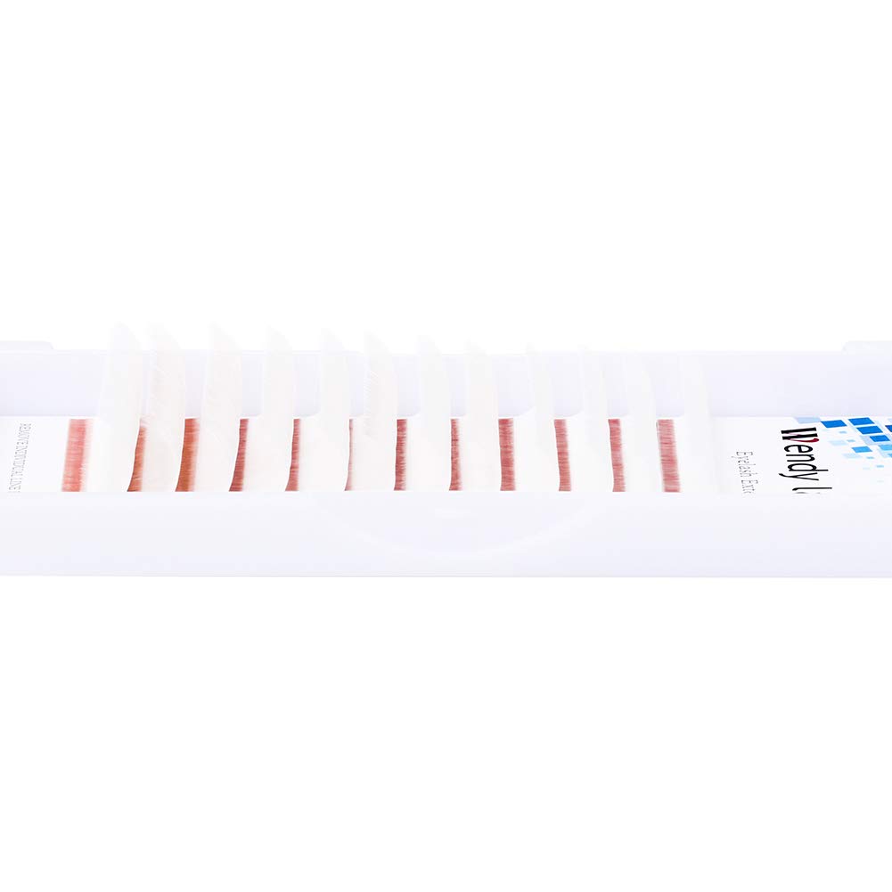Wendy Lashes Easy Fan Lash Extensions - White D Curl Volume Eyelash Extensions (0.07mm, 14-20mm) for Natural & Dramatic Look | Perfect for Weddings, Parties & Daily Wear