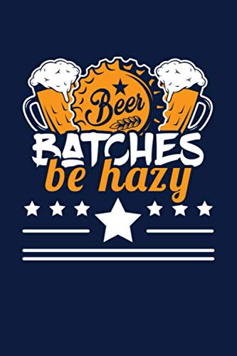 Hazy Beer Brewing Notebook & Journal for Homebrewers - Perfect for Craft Beer Recipes, Brewing Notes & Beer Tasting Logs - Ideal Gift for Homebrewing Enthusiasts