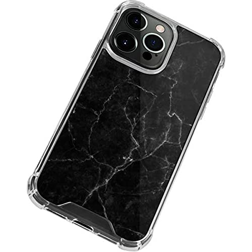 Skinit Clear Phone Case for iPhone 13 Pro - Black Marble Design | Slim Protective Cover | Scratch Resistant | Perfect for Everyday Use & Gift Giving