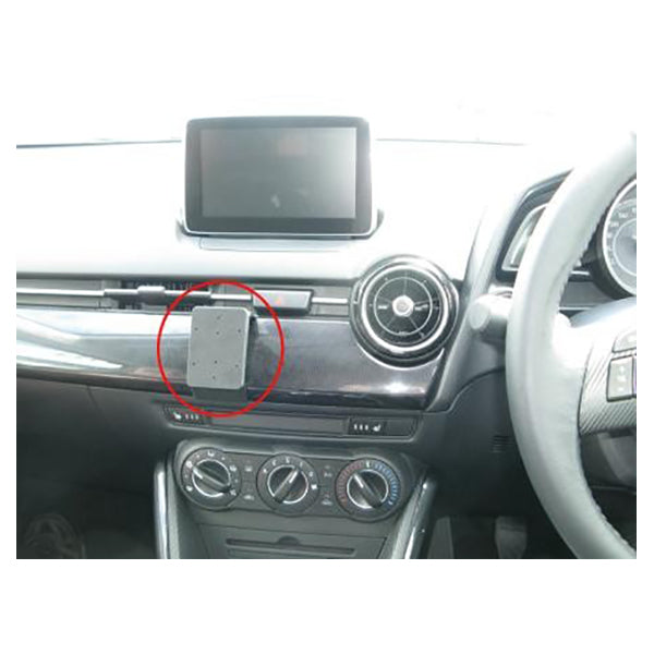 ClicOn No Holes Center Dash Mount for Mazda 2 (2015-2023) & Mazda CX-3 (2015-2023) - Universal Phone Holder for Safe Driving & GPS Navigation