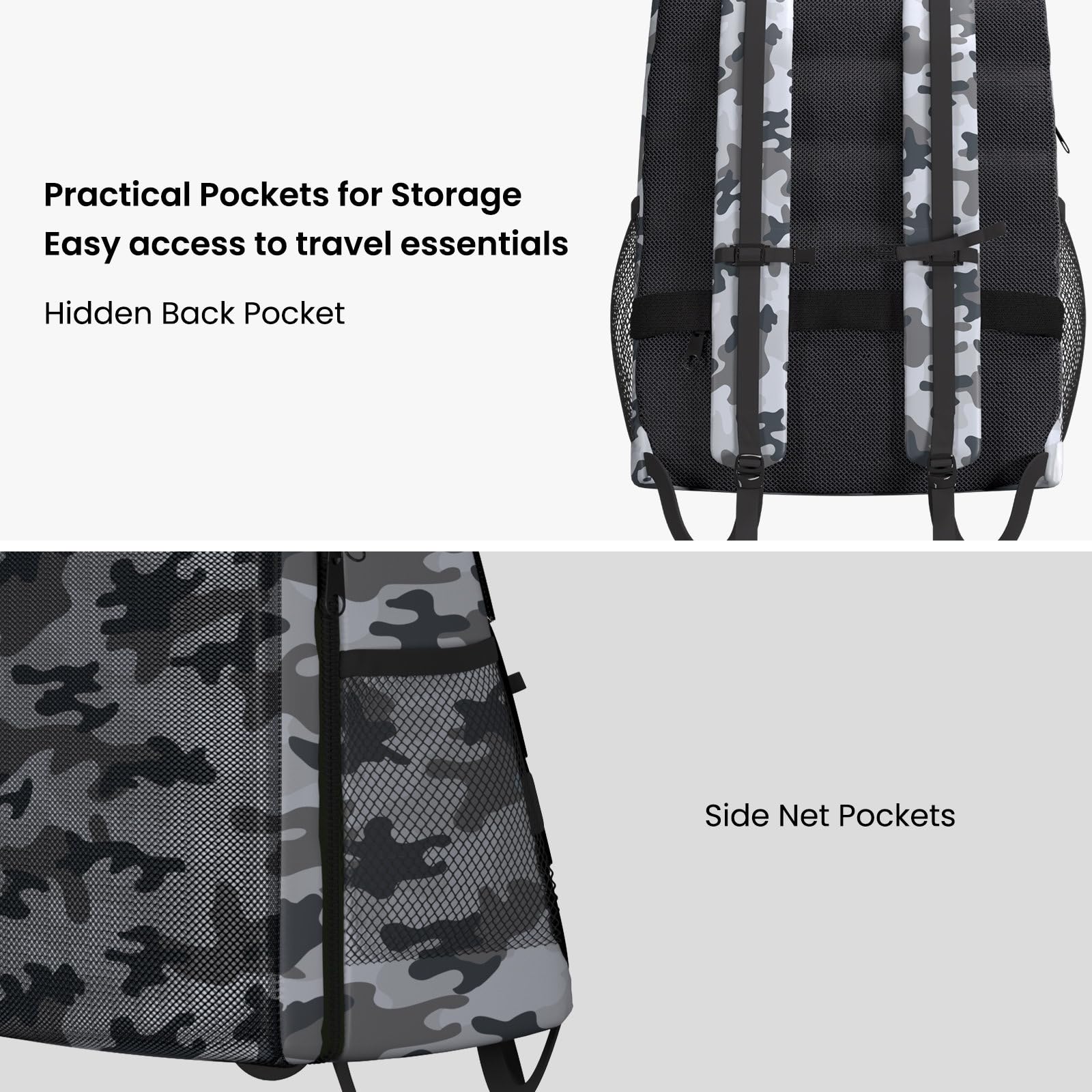 Starlink Gen 2 Hard Travel Case - Waterproof Protective Storage for Standard Actuated V2 Dish Kits | Camo Backpack for Outdoor Camping, Hiking & RV Adventures