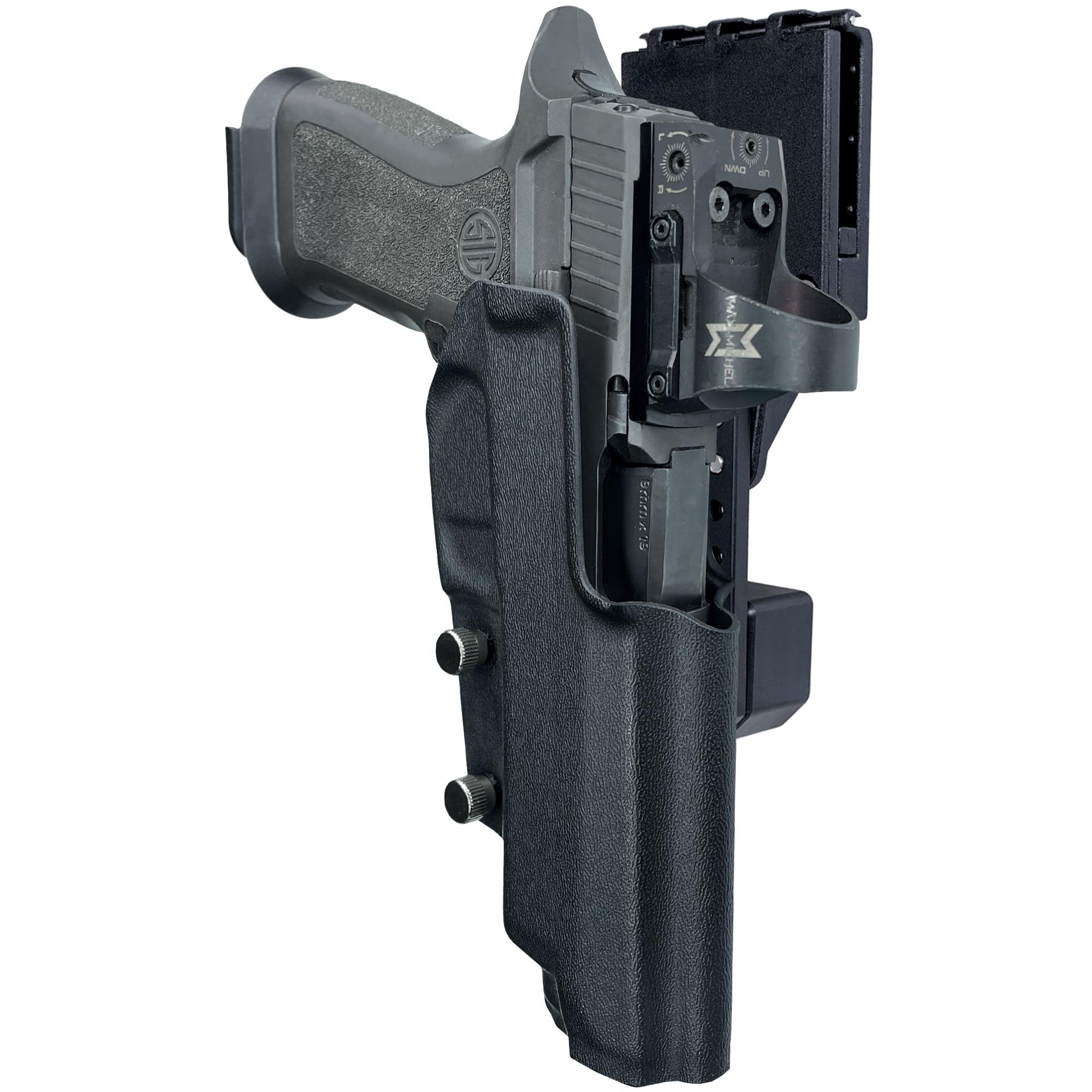 Pro Competition Holster for Sig P320 Full Size, AXG Pro, M17, XFive, DH3, Spectre Comp & P320MAX - Tactical Gun Holster for Shooting Range, IPSC Matches & Concealed Carry