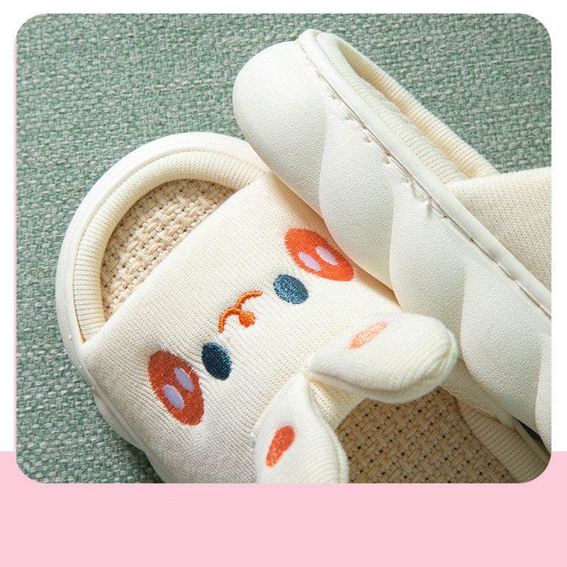 Binky Bunny Slippers for Women - Soft Plush House Shoes with Non-Slip Soles | Cozy Indoor/Outdoor Slides for Home, Lounge & Gift Giving