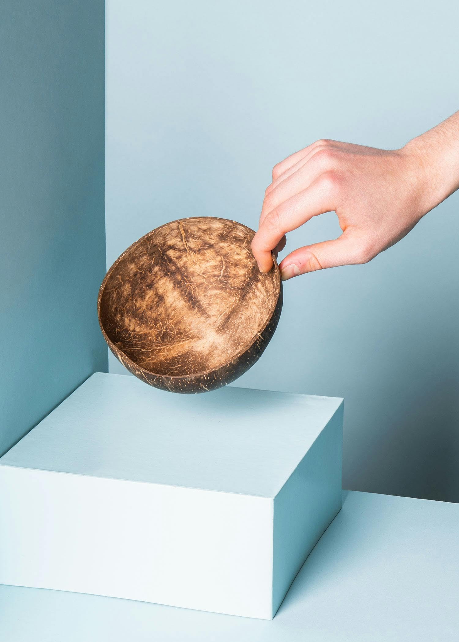 Organic Coconut Bowl - Eco-Friendly, Reusable & Handmade Coconut Shell Bowl for Smoothie, Acai, Desserts & Healthy Snacks | Perfect for Vegan, Zero Waste & Sustainable Living