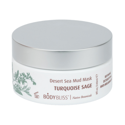 Turquoise Sage Mud Mask for Deep Cleansing & Detoxifying - Natural Skincare for Acne, Blackheads & Oily Skin - Perfect for Spa Days & Self-Care Routines