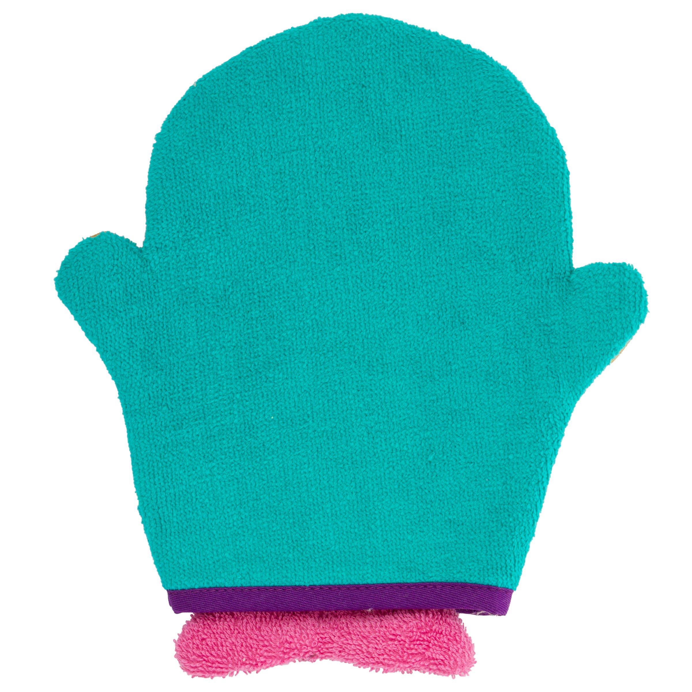 Stephen Joseph Kids Bath Mitts - Soft & Absorbent Mermaid Design Washcloths for Toddlers & Children - Perfect for Bath Time, Spa Day & Gentle Skin Care