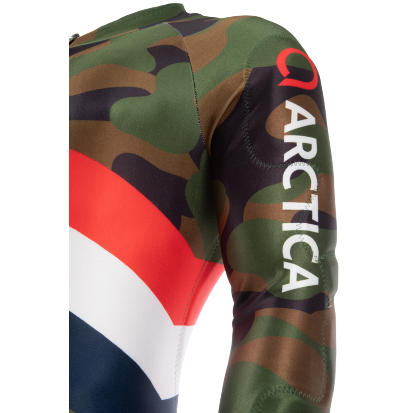 Arctica 2024 Unisex Adult Patriot GS Race Suit - High-Performance Ski Racing Suit for Men & Women - Ideal for Competitive Skiing & Winter Sports