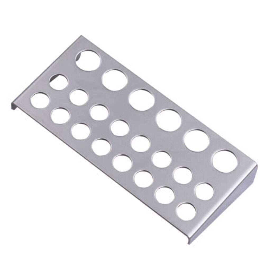 Ubersweet® 22 Hole Tattoo Ink Cap Holder - Professional Tattoo Pigment Cup Stand with Shelf for Needle Tips & Supplies - Ideal for Tattoo Artists & Beauty Salons