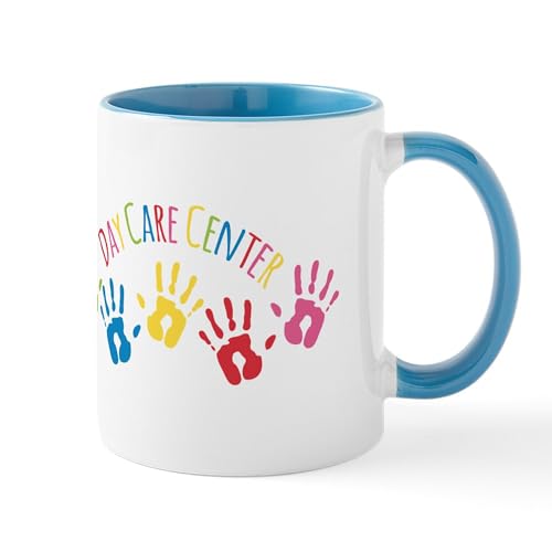 White/Blue Inside - Day Care Center Mugs