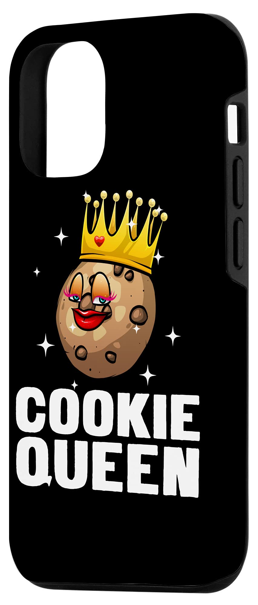 Funny Cookie Queen iPhone 12/12 Pro Case - Cool Culinary Baker Gift for Men - Perfect for Baking Enthusiasts & Kitchen Lovers