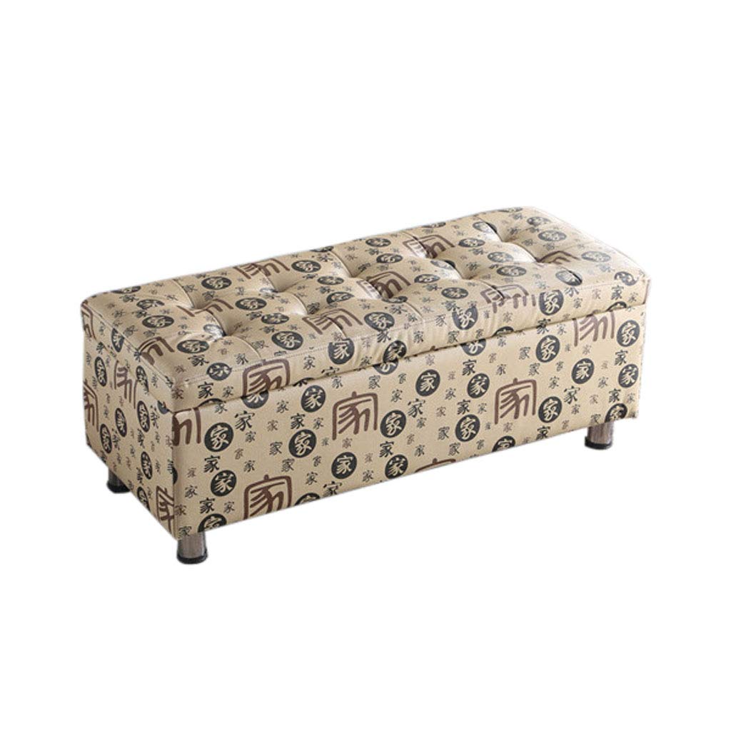Multi-Functional Storage Stool - Rectangular Sofa Footrest, Space-Saving Shoe Bench for Entryway, Living Room & Bedroom - Durable & Stylish Home Decor