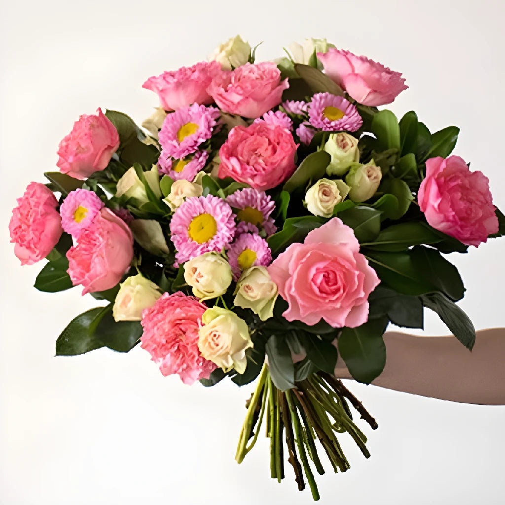 Adore You Fresh Pink Rose Bouquet - Perfect for Weddings, Anniversaries & Romantic Gifts