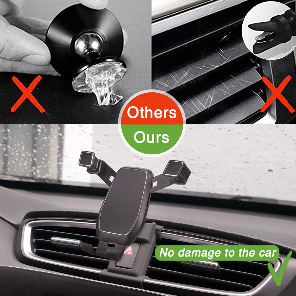 AYADA Universal Car Phone Holder - Gravity Auto Lock Phone Mount for Honda CRV 2017-2022 | Easy Installation, Hands-Free, Stable Accessories | Perfect for Commuting, Road Trips & GPS Navigation