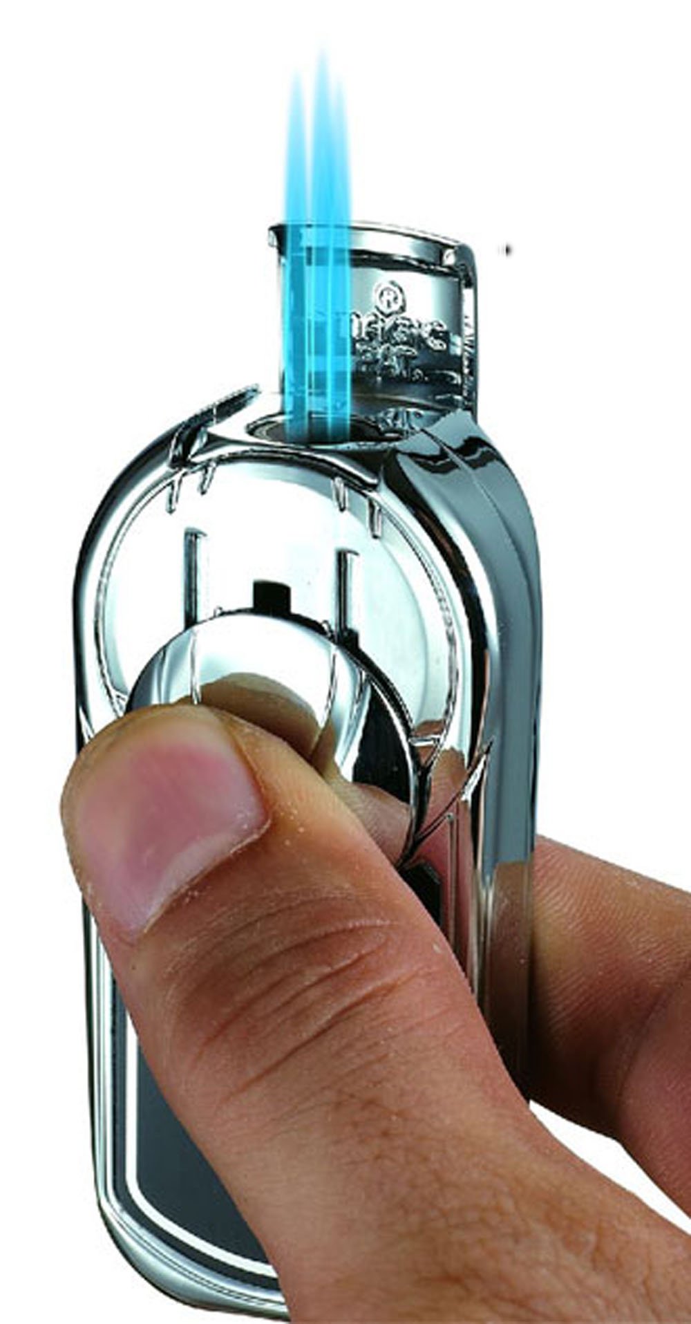 Premium Visol Dobrev III Triple Jet Flame Cigar Lighter - Black Matte Finish - Perfect for Cigars, Cigarettes & Outdoor Use (Camping, BBQ, Travel)