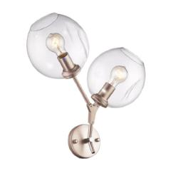 Eudora Modern Wall Sconce Light Fixture - Plug in or Hardwired Wall Lamp for Living Room, Bedroom, Hallway - Adjustable Swing Arm for Ambient Lighting