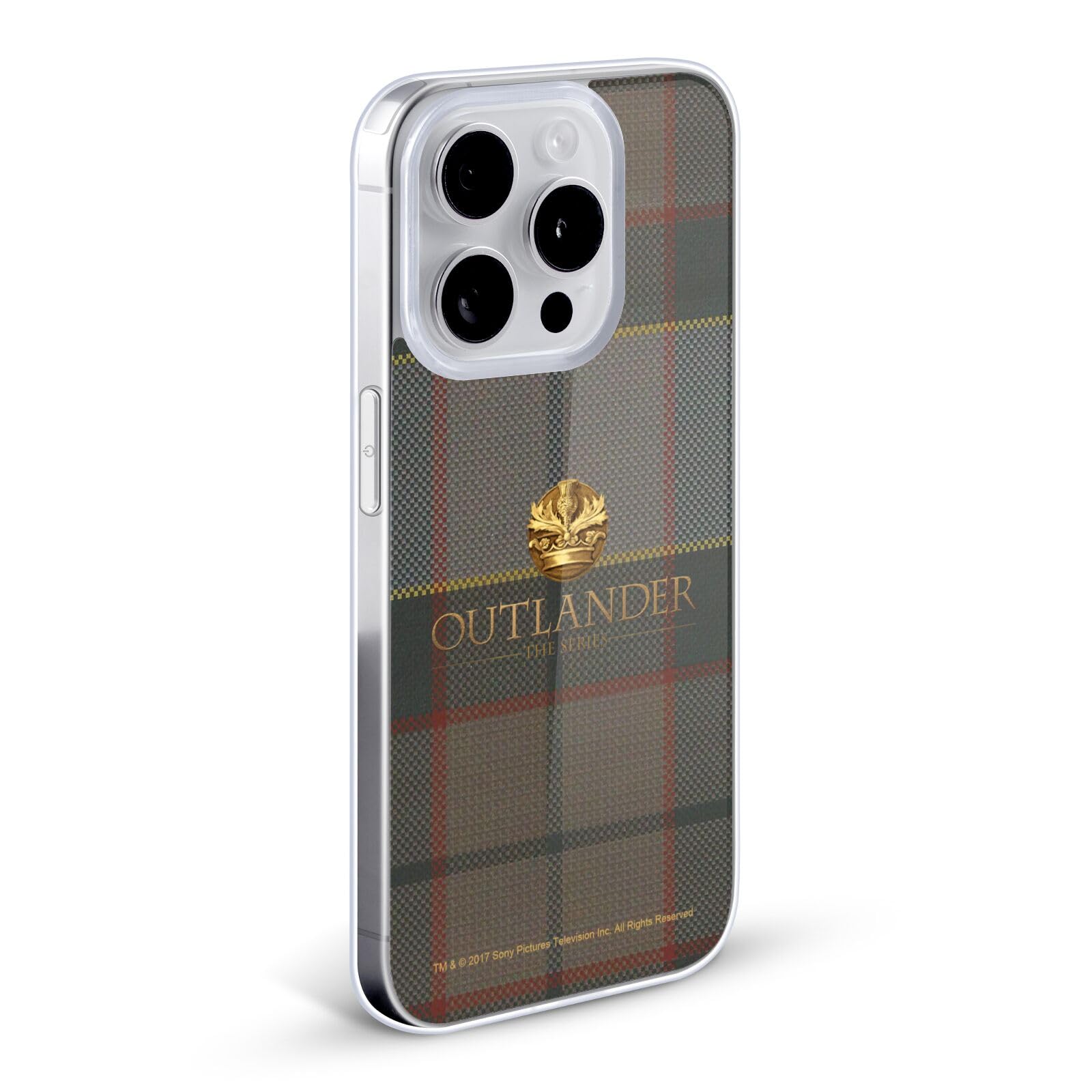 Officially Licensed Outlander Fraser Tartans Soft Gel Case for Apple iPhone 11 Pro Max - Durable Protection & Stylish Design - Perfect for Fans, Everyday Use & Gift Giving