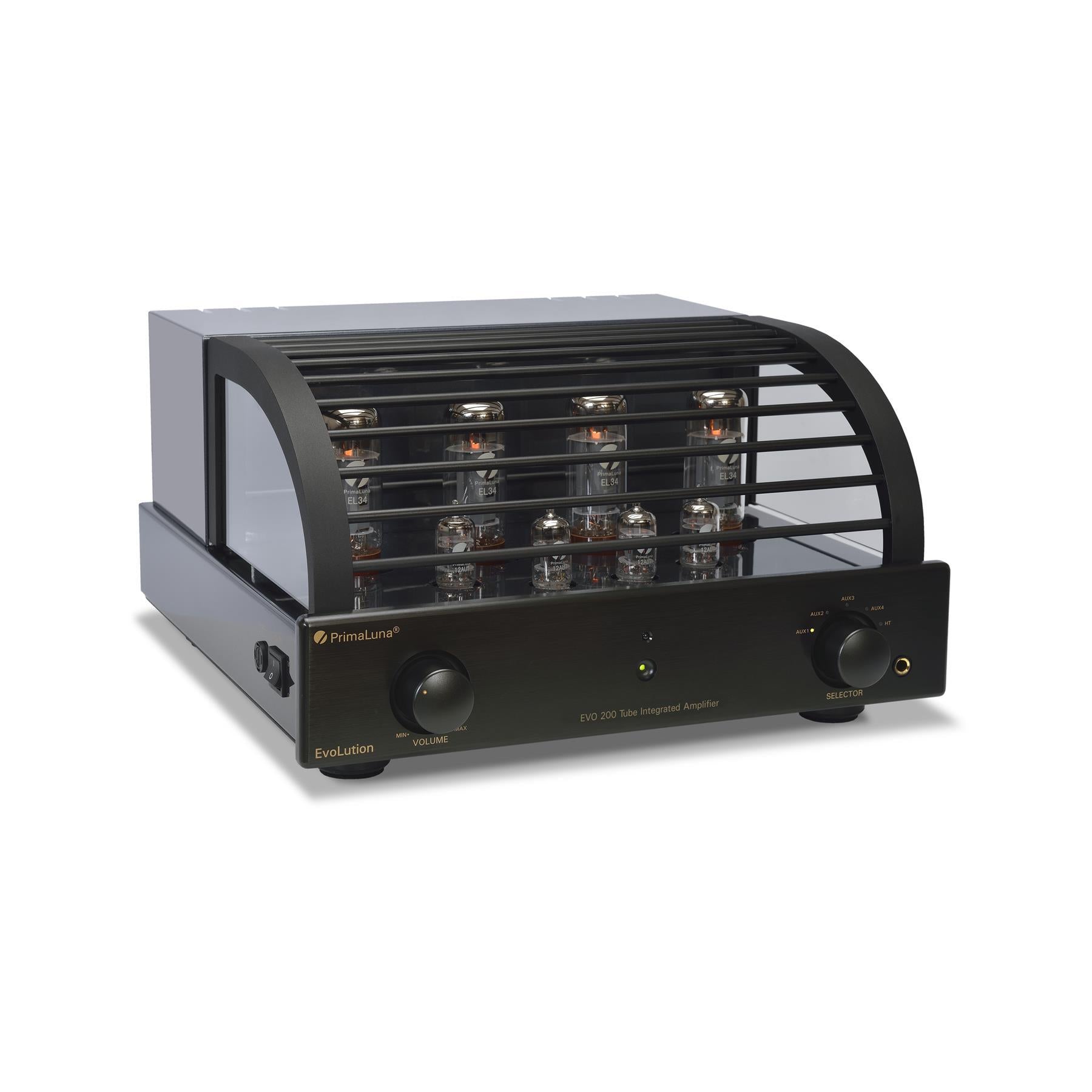 PrimaLuna EVO 200 Integrated Tube Amplifier - High-End Vacuum Tube Stereo Amp for Audiophiles | Perfect for Home Theater & Music Listening Rooms