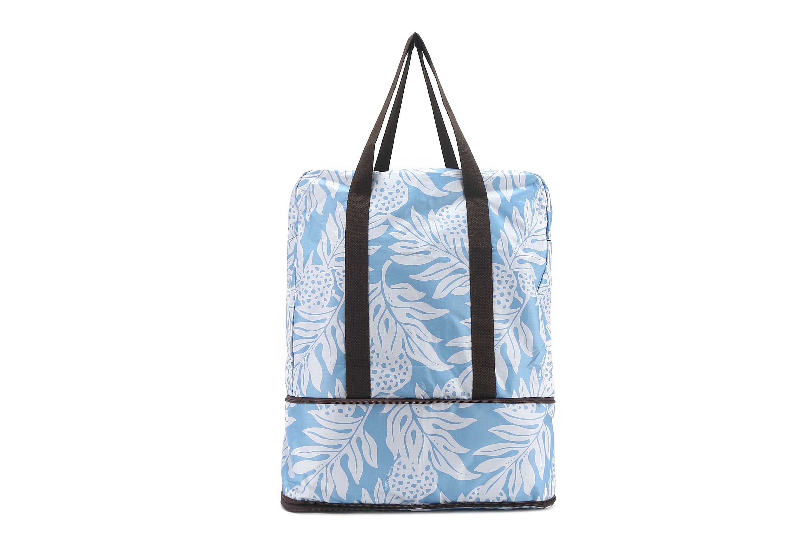 Foldable Duffle Bag for Travel & Gym - Water-Resistant Sophie Ulu Blue Carry-On Luggage | Perfect for Weekend Trips, Sports Gear & Workout Essentials