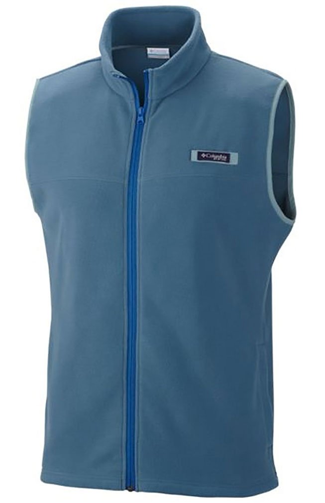 Columbia Men's Harborside Fleece Vest - Lightweight Warm Winter Layering for Outdoor Activities, Hiking & Casual Wear