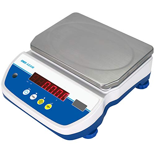 Adam Equipment ABW-4 Waterproof Digital Bench Scale 4kg x 0.5g Precision, IP67 & NSF Certified - Food Grade Washdown Scale for Professional Kitchens, Food Production & Industrial Use