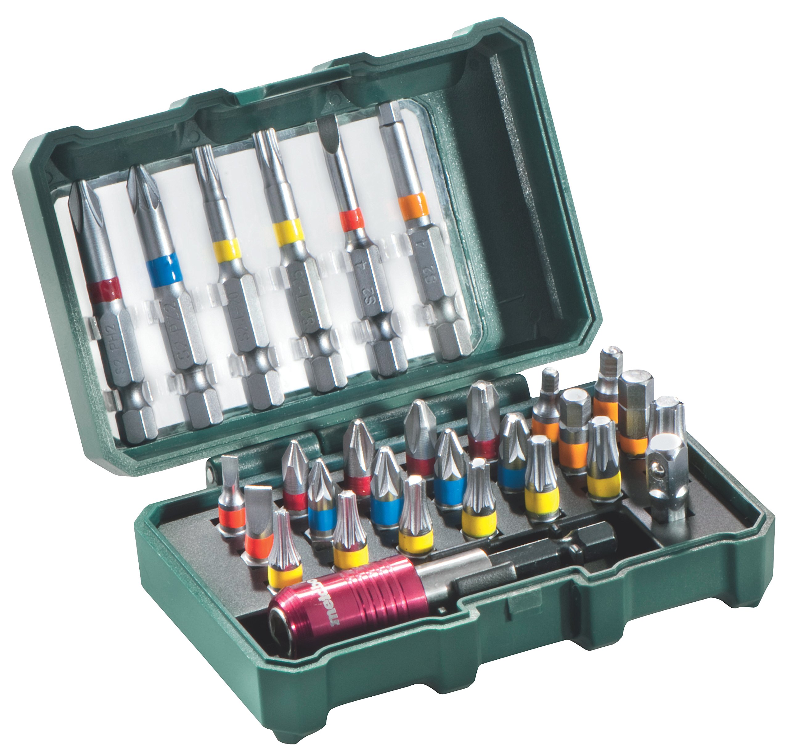 Metabo 29-Piece Drill Bit Set - 626710000 - High-Speed Steel Drill Bits for Metal, Wood & Plastic - Perfect for DIY Projects & Professional Use