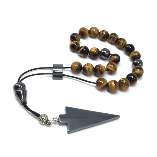 Greek Gift M3 -Tiger Eye Stone-8mm-21 Beads