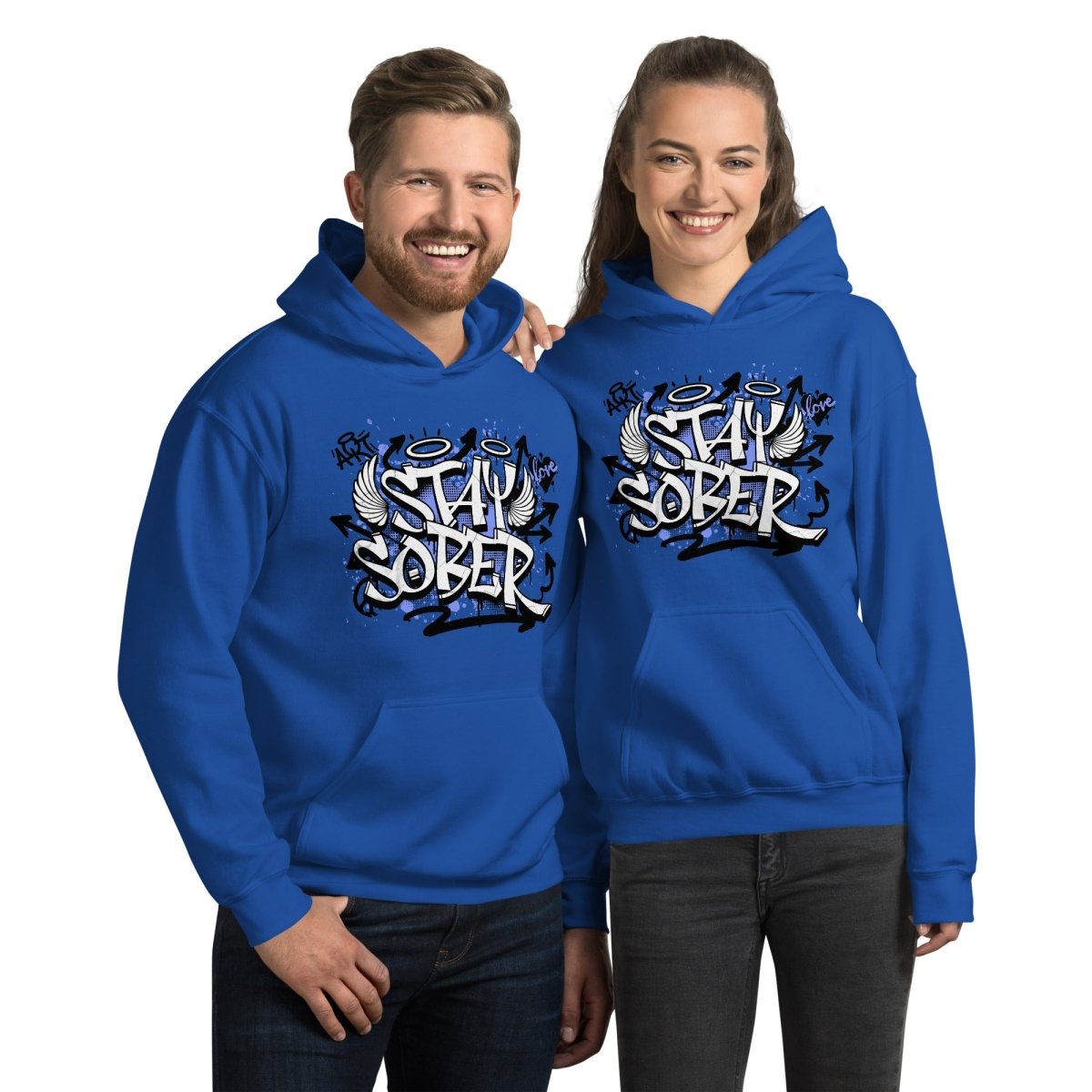 Stay Sober Unisex Hoodie - Timeless Commitment to Sobriety | Comfortable & Stylish Recovery Apparel for AA Meetings, Sober Living & Everyday Wear