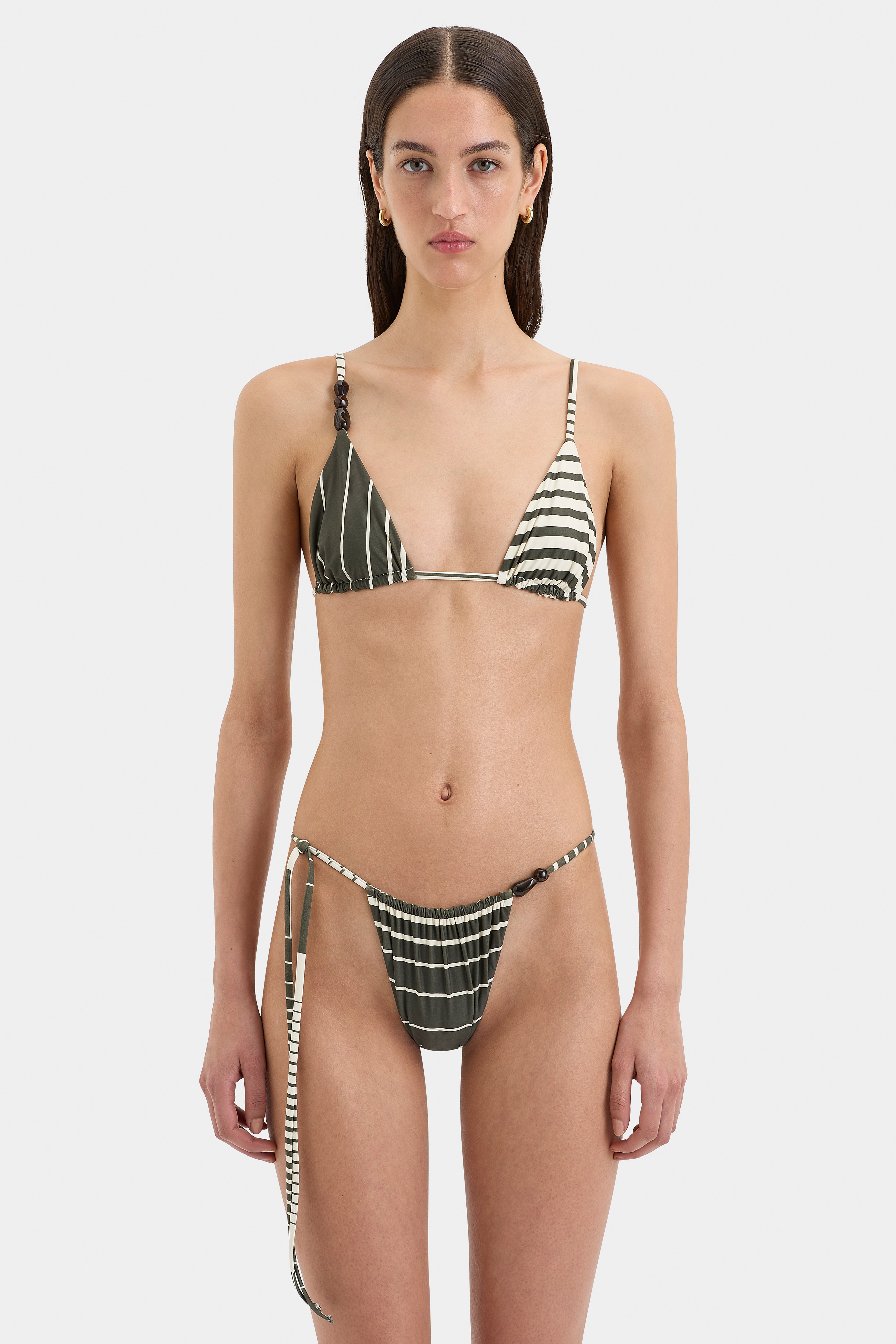 Leilana Women's String Triangle Bikini Top - Sexy Swimwear for Beach, Pool & Summer Vacations