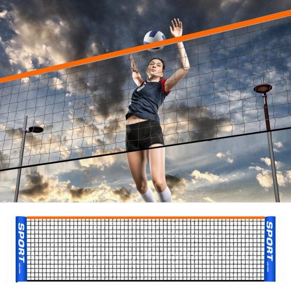 Portable Badminton Net - Standard Outdoor Tennis Net with Carry Bag, Foldable & Lightweight for Backyard, Beach, Park, and Gym Use | Easy Setup Multifunctional Sports Net for Kids & Adults