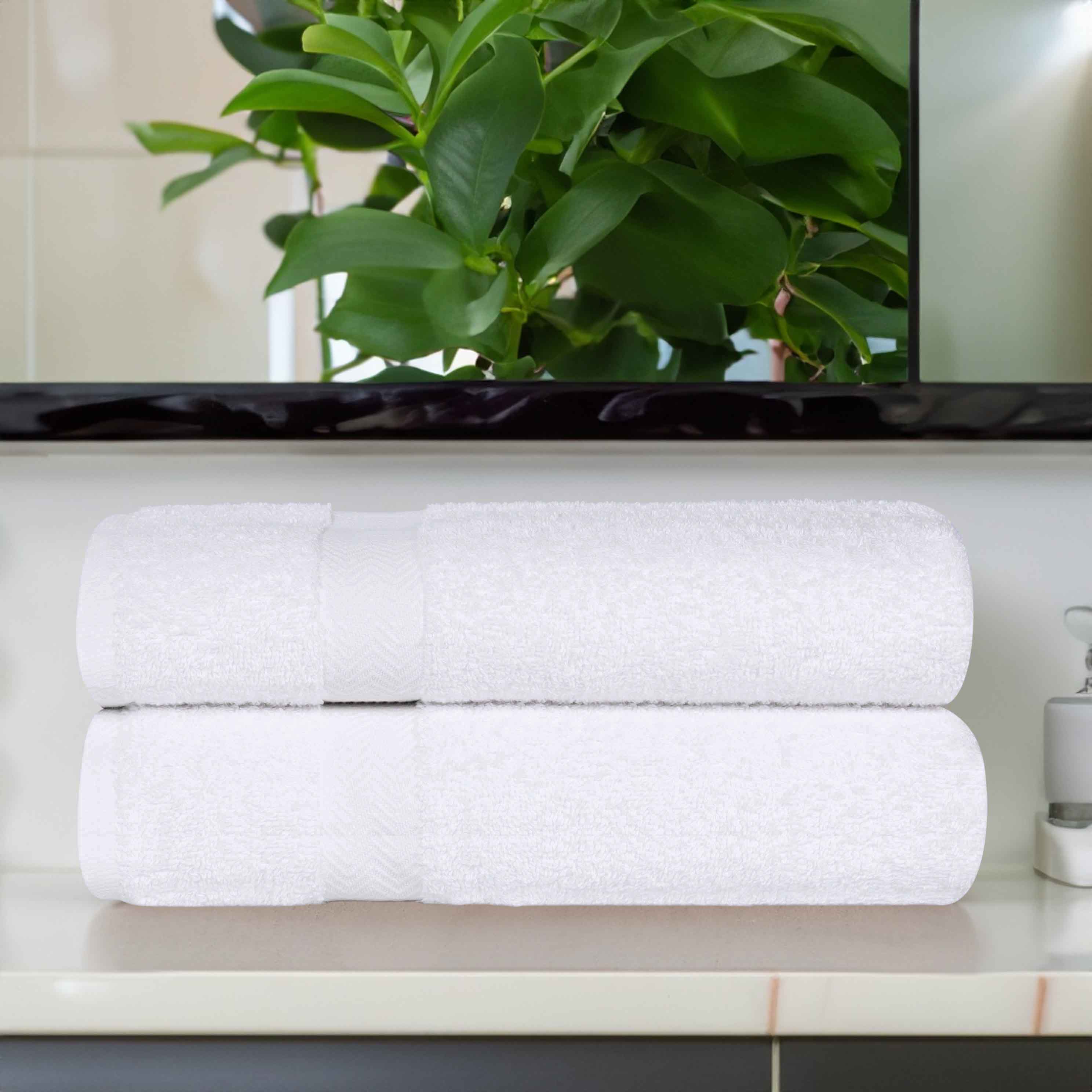 Franklin Eco-Friendly Organic Cotton 2-Piece Bath Sheet Set | Ultra Soft & Absorbent Towels for Spa, Beach & Luxury Bathroom Use