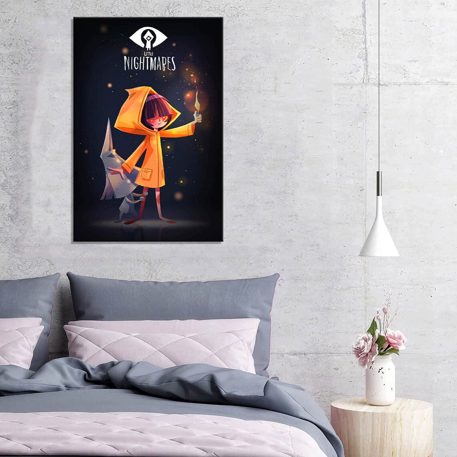 Little Nightmares 2 Canvas Art - Oil Painting Wall Decor for Home & Office - Modern Hanging Artwork for Living Room