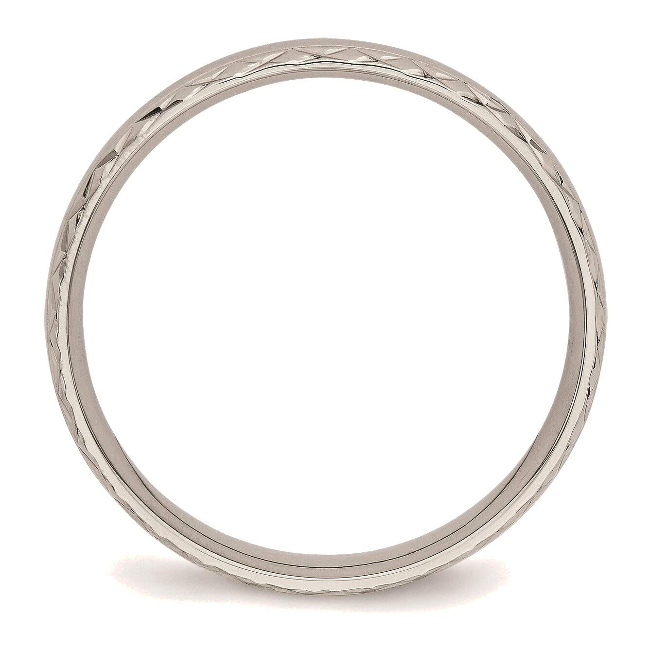 Bonyak Women's Stainless Steel Criss Cross Wedding Band Ring - Size 9.5, Polished Groove Design, Durable Fashion Jewelry Gift for Her | Elegant Wedding, Engagement & Anniversary Ring | Perfect for Date Nights, Parties, Office Wear & Everyday Use | Ideal for Valentine's Day, Birthdays & Anniversaries | Great for Romantic Dinners & Beach Weddings | Stylish Accessory for Special Occasions