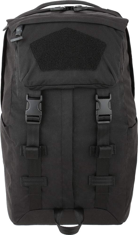 MAXPEDITION TT26 Tactical Backpack - Durable Large Military Rucksack for Outdoor Hiking, Camping & Travel - Black Heavy Duty Daypack for Men & Women
