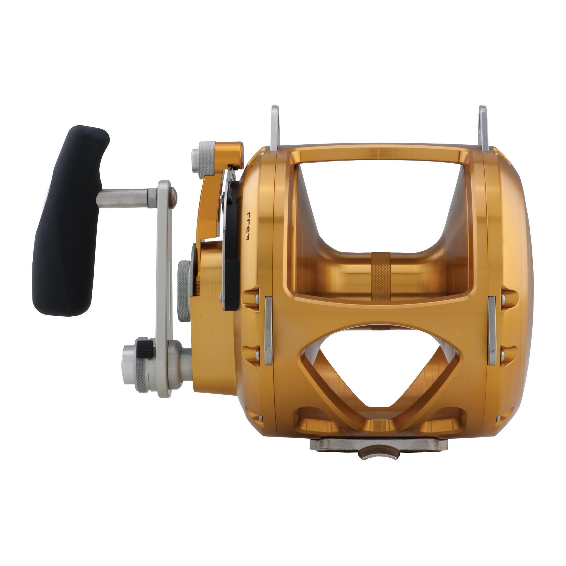 International® VIS Two Speed Conventional Fishing Reel - Saltwater & Freshwater Angling Gear for Offshore & Inshore Fishing